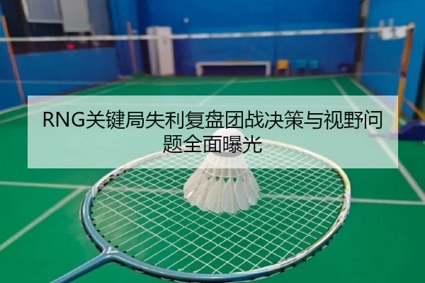 RNG关键局失利复盘团战决策与视野问题全面曝光
